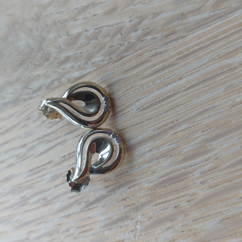 Diamond Sterling Earrings